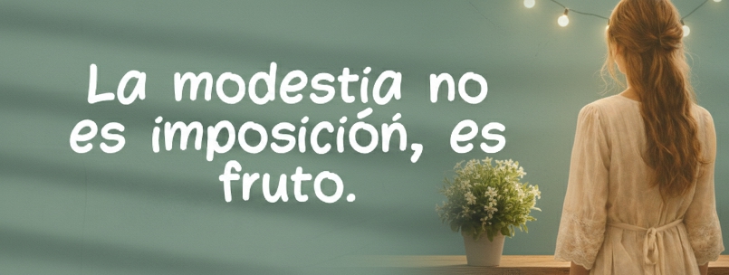La modestia no es imposición, es fruto