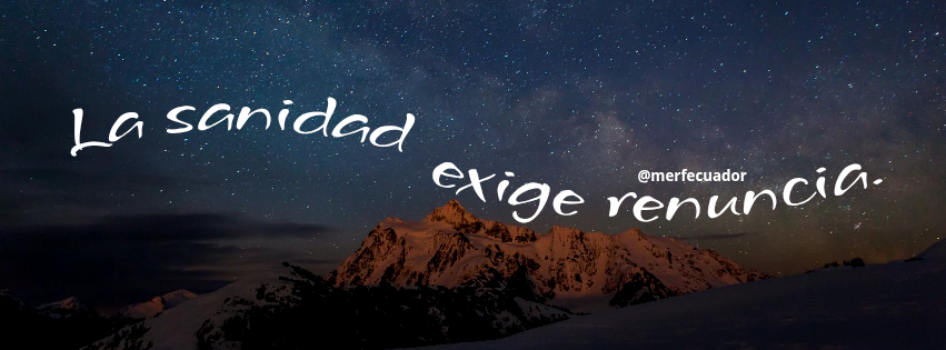 La sanidad exige renuncia.